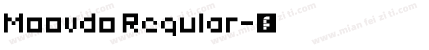 Moovdo Regular字体转换